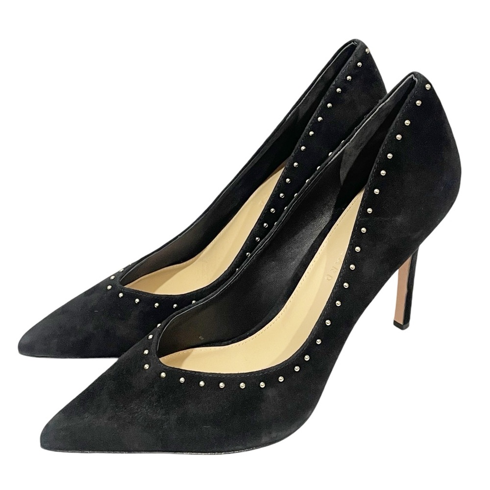 Veronica Beard Size 10‎ Black Nathalia Suede Pointed-Toe Pumps Heels